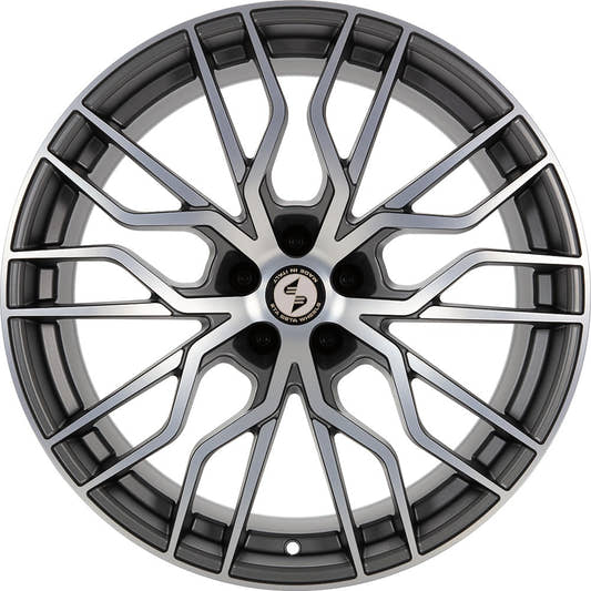 Etabeta Medusa-K anthracite matt full polished Alufelge 11x21 Zoll ET45 LK 5x114.3 ML67.1 – Bild 2