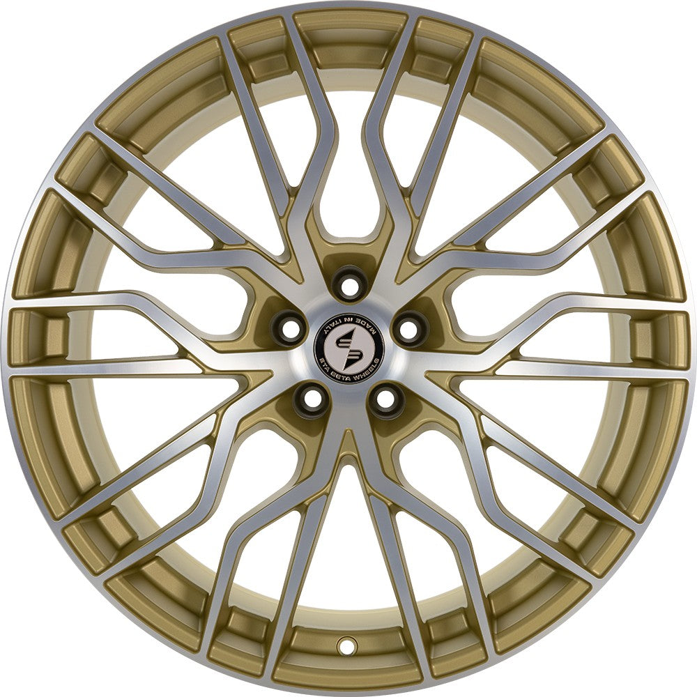 Etabeta Medusa-K gold matt full polished 9.5x21 ET42 - LK5/112 ML66.5 – Bild 2