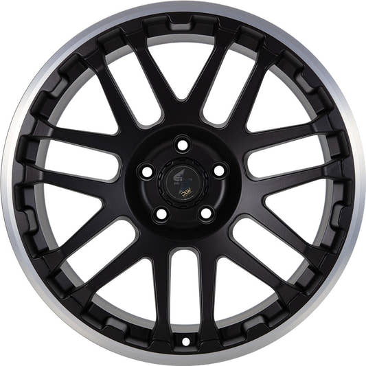 Etabeta Combat black matt lip polished 9x20 ET40 - LK6/114.3 ML66.1 – Bild 2