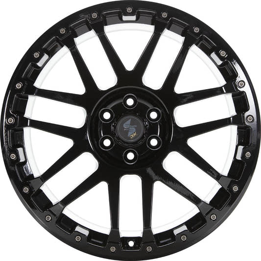 Etabeta Combat CV black shiny Alufelge 9x20 Zoll ET45 LK 6x120 ML74.6 – Bild 2