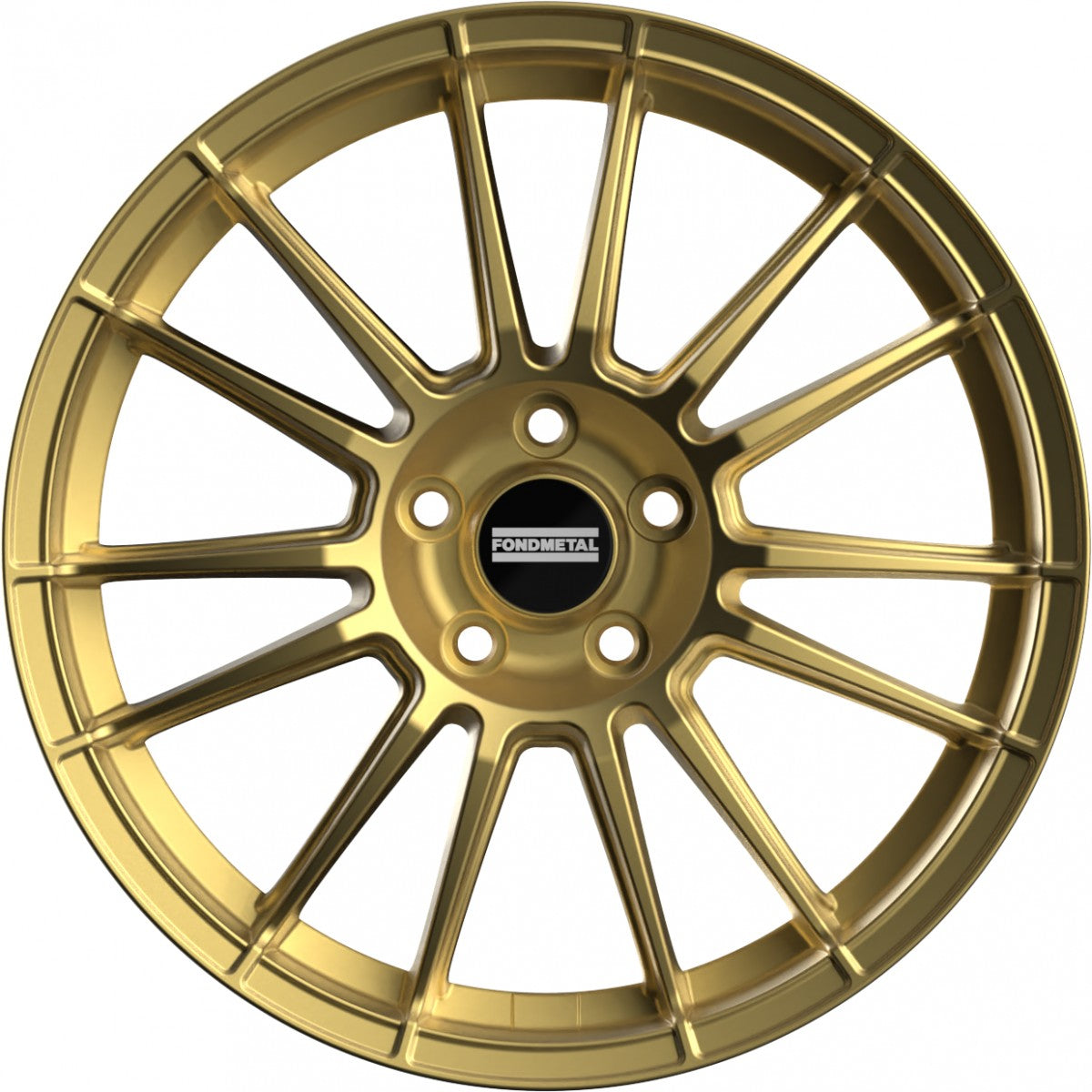 Fondmetal 9RR glossy gold Alufelge 7x17 Zoll ET40 LK 5x114.3 ML75 – Bild 2
