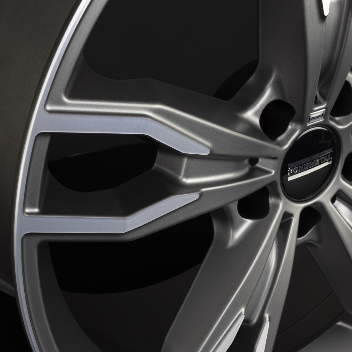Fondmetal Alke Matt Titanium Machined Alufelge 8x18 Zoll ET51 LK 5x112 ML66.6 – Bild 5