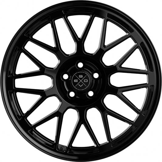 Fondmetal 9EVO Glossy Black Alufelge 7x17 Zoll ET43 LK 5x100 ML75 – Bild 2