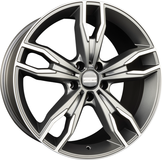 Fondmetal Alke Matt Titanium Machined Alufelge 8.5x20 Zoll ET25 LK 5x112 ML66.6 – Bild 2