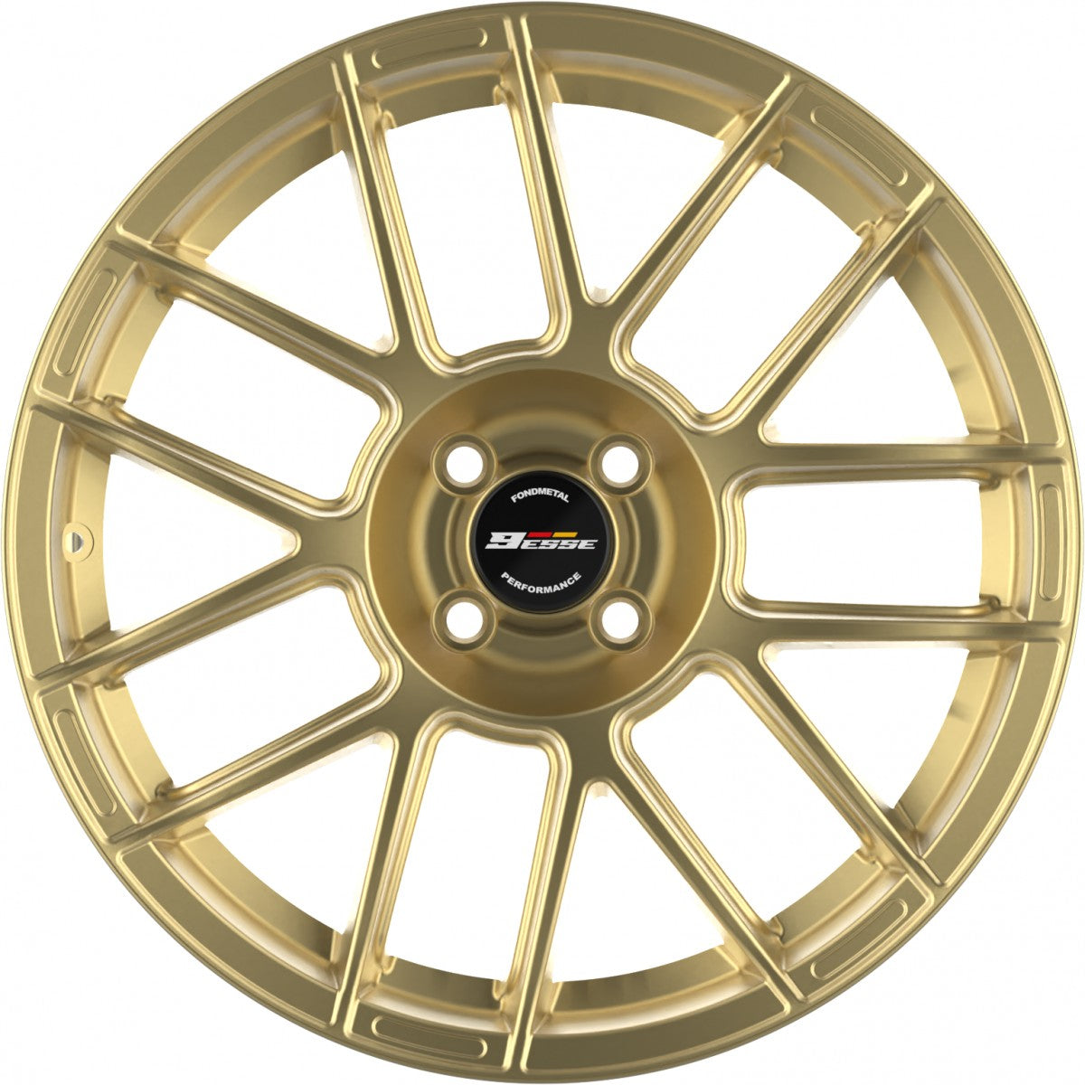 Fondmetal 9ESSE glossy gold Alufelge 7x17 Zoll ET35 LK 4x98 ML58.1 – Bild 2