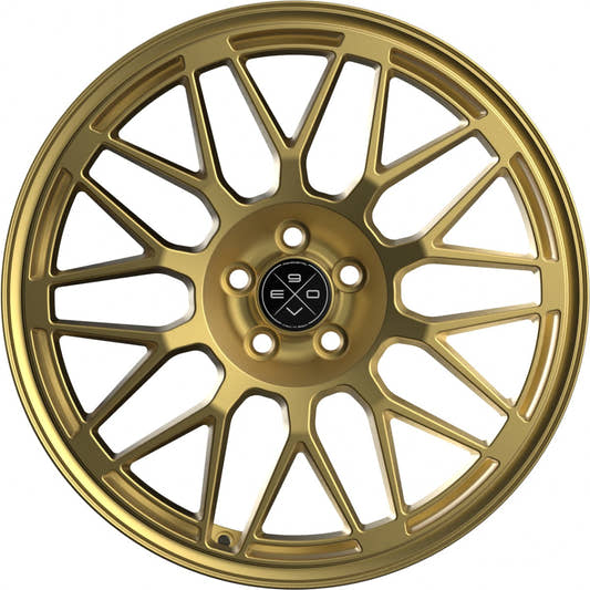 Fondmetal 9EVO Glossy Gold Alufelge 8x19 Zoll ET45 LK 5x100 ML75 – Bild 2