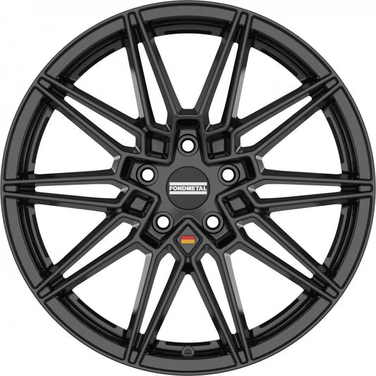 Fondmetal Thoe Glossy Black Alufelge 8x20 Zoll ET26 LK 5x112 ML66.6 – Bild 2