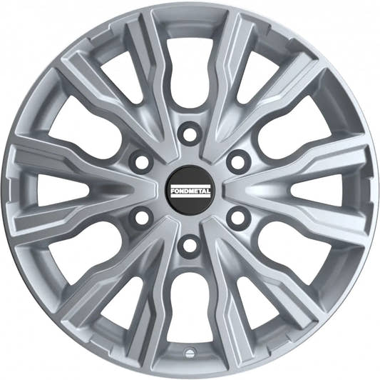 Fondmetal PRO2 glossy silver Alufelge 6.5x16 Zoll ET54 LK 6x130 ML84.1 – Bild 2