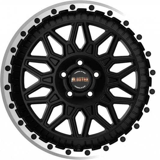 Fondmetal Bluster Matt Black Machined Lip Alufelge 8x18 Zoll ET48 LK 6x120 ML74.6 – Bild 2