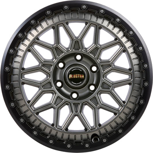 Fondmetal Bluster matt titanium black lip Alufelge 9x20 Zoll ET35 LK 5x127 ML71.6 – Bild 2