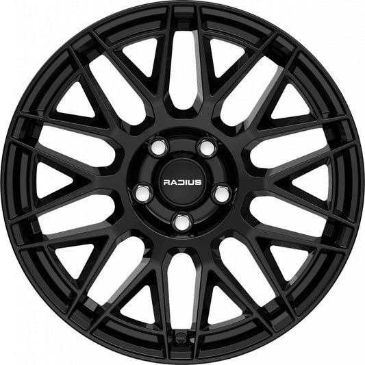 Radius WI42 glossy black Alufelge 8x19 Zoll ET45 LK 5x120 ML64.1 – Bild 2