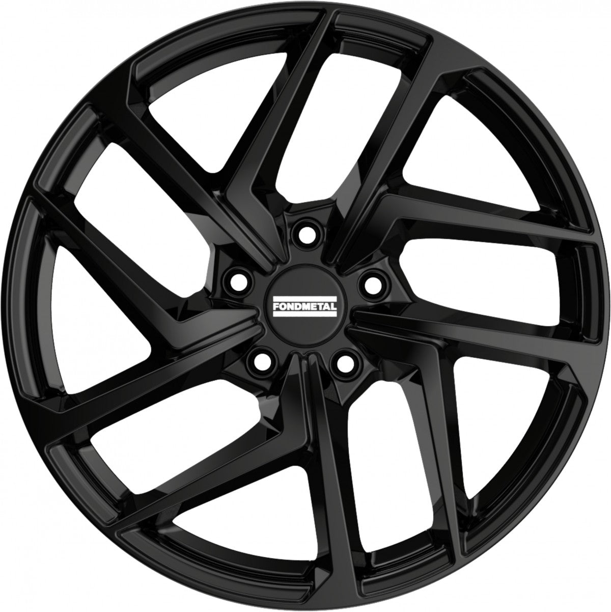 Fondmetal Taara glossy black Alufelge 8.5x19 Zoll ET55 LK 5x130 ML66.5 – Bild 2