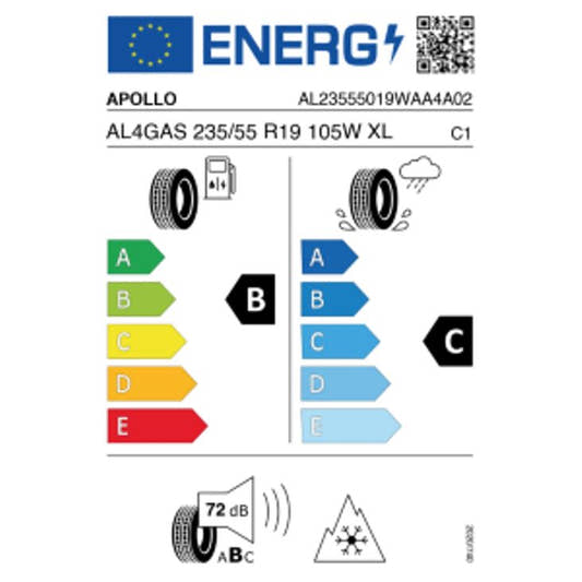 Apollo Alnac 4G All Season 235/55 R19 105W Ganzjahr – Bild 2