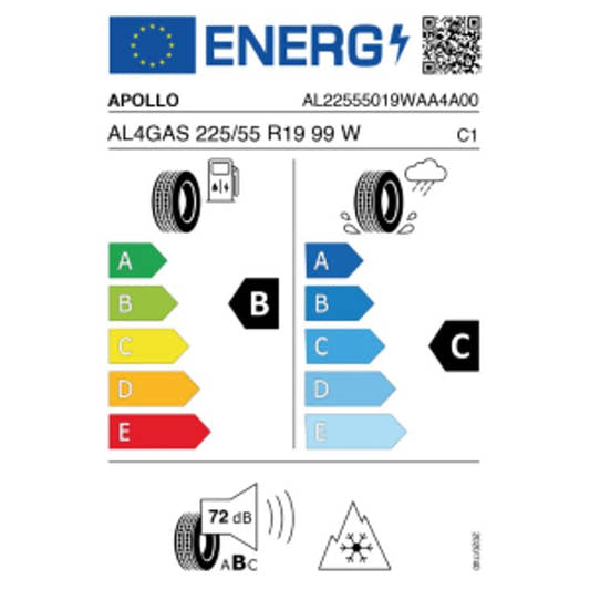 Apollo Alnac 4G All Season 225/55 R19 99W Ganzjahr – Bild 2