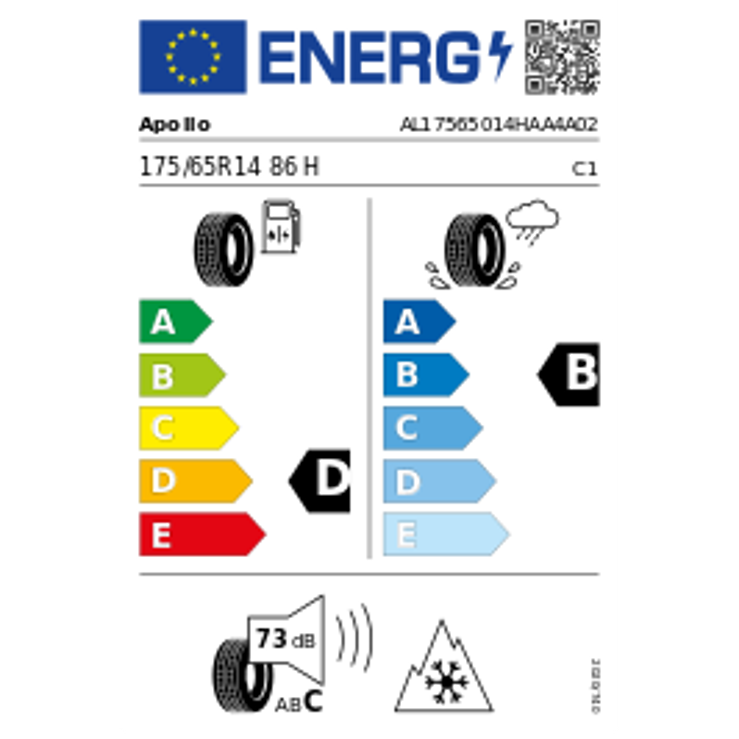 Apollo Alnac 4G Allseason XL 3PMSF 175/65 R14 86H Ganzjahr – Bild 3