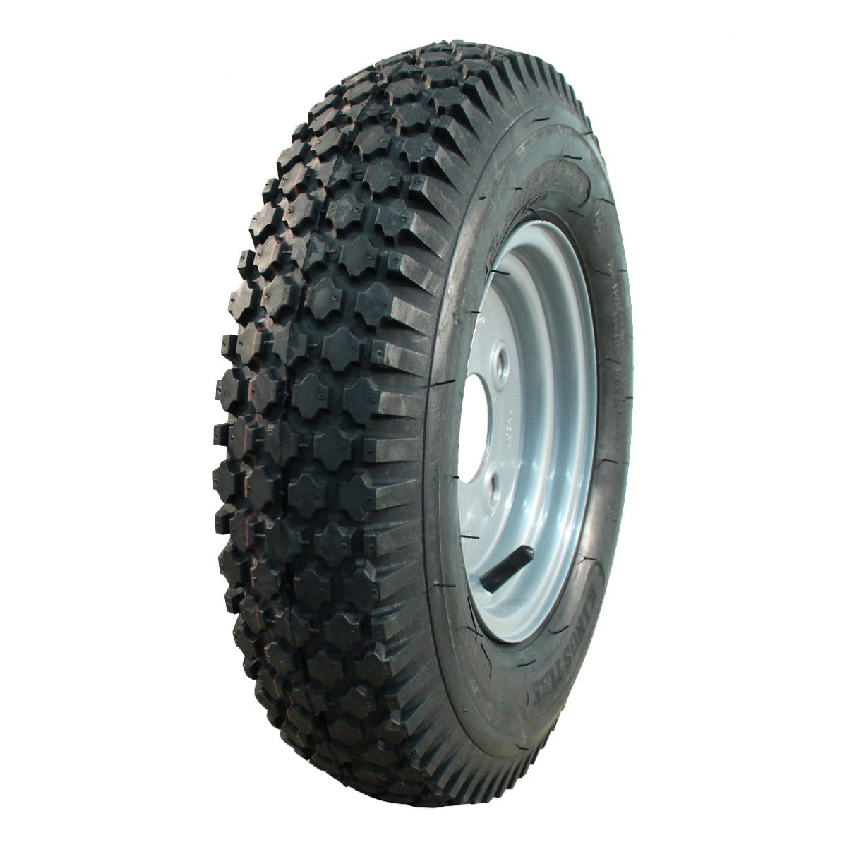 Kings Tire Komplettrad 4.80/4.00-8 V-6602 62N 4PR auf Felge 3.00x8 4/100/60 ET0 Stahl Grau