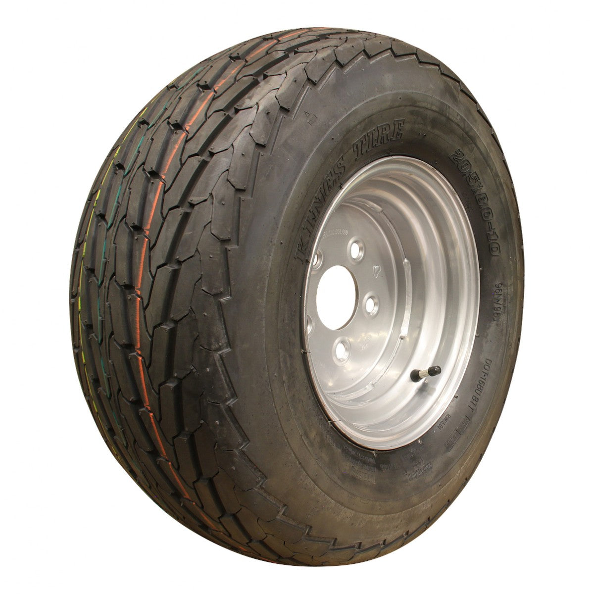 Kings Tire Komplettrad 20.5x8.0-10 KT-705 auf Felge 6.00Ix10 4/100/60 ET-4 – Bild 2