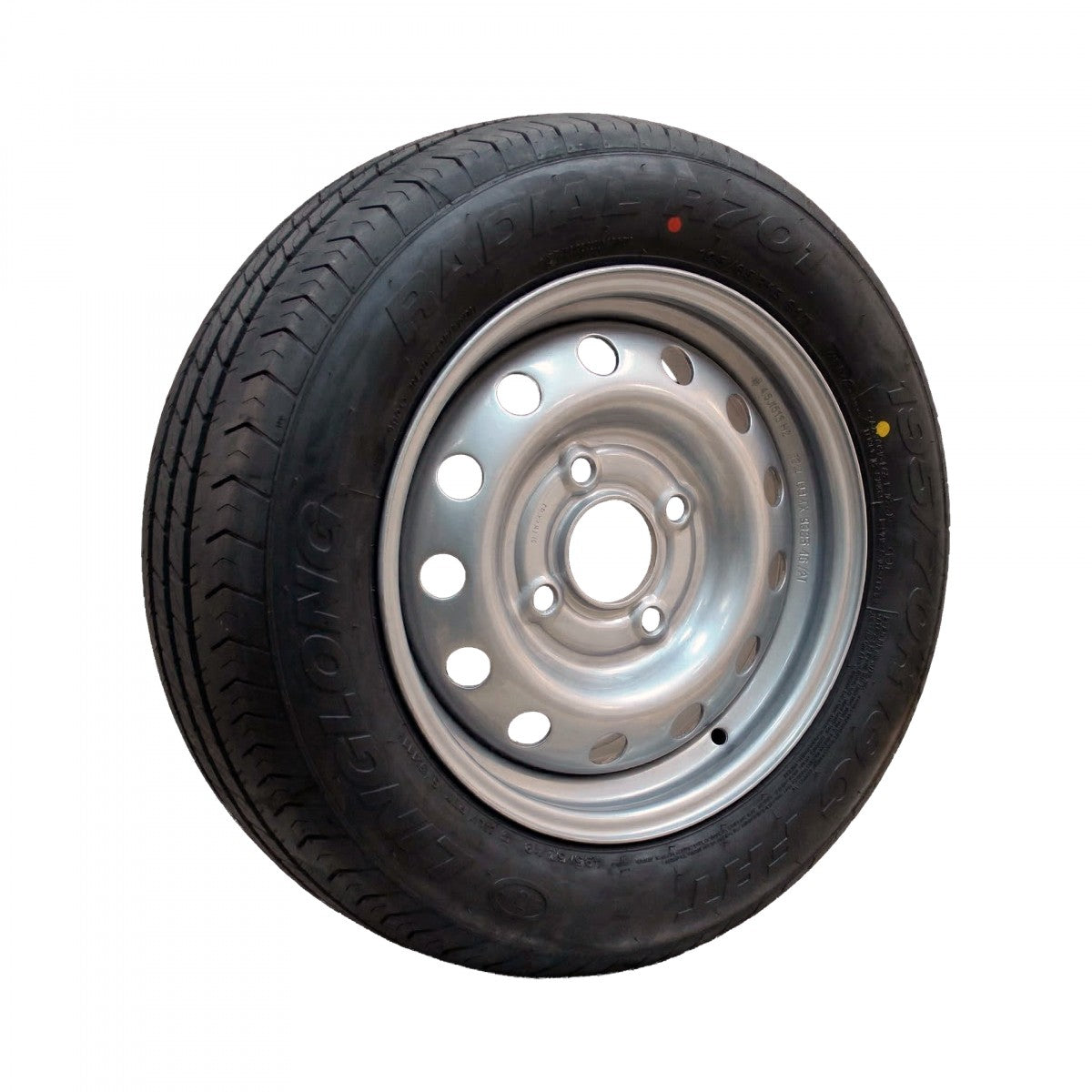 Linglong Komplettrad 185/70R13C R701 106/104N auf Stahlfelge 4.5Jx13H2 4/140/95 ET46137 Silber