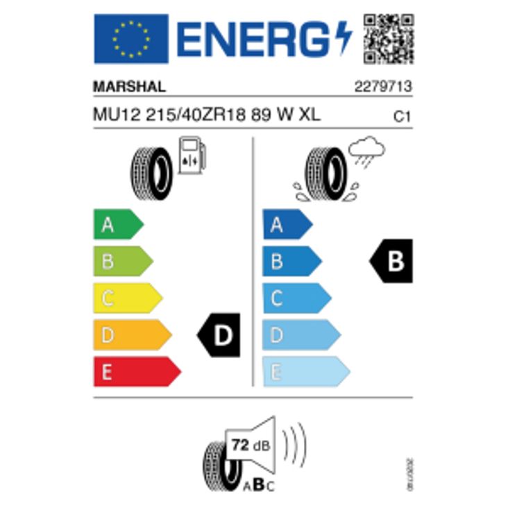 Marshal MU12 215/40 R18 89W Sommer – Bild 2