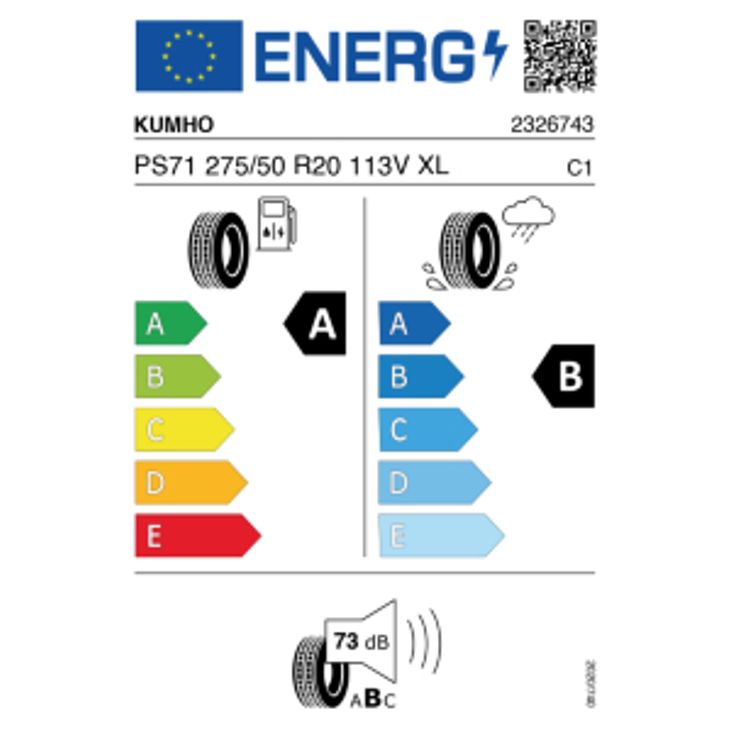 Kumho Ecsta PS71 275/50 R20 113V Sommer – Bild 2