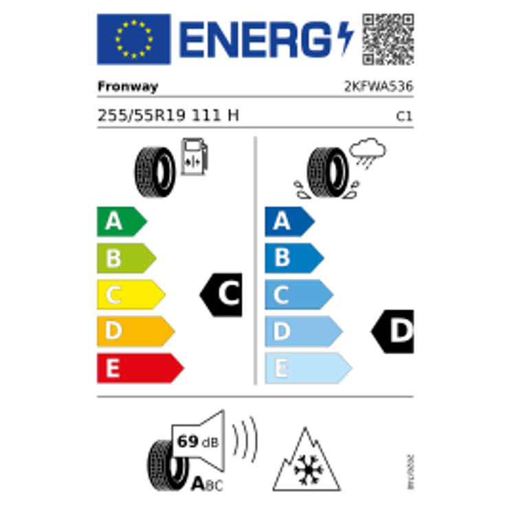 Fronway Icemaster II XL 3PMSF 255/55 R19 111H Winter – Bild 2