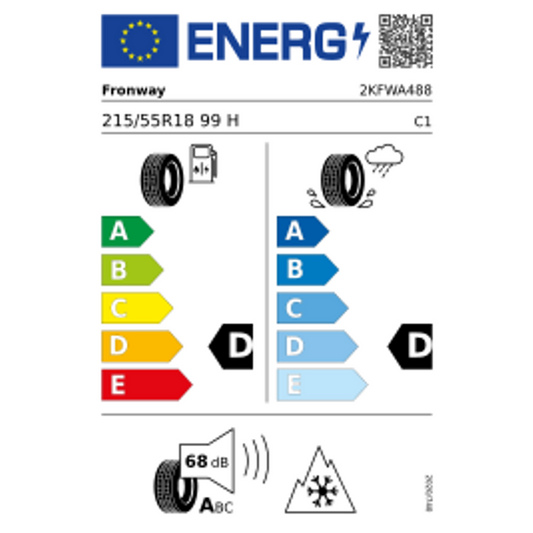 Fronway Icemaster I XL 3PMSF 215/55 R18 99H Winter – Bild 2