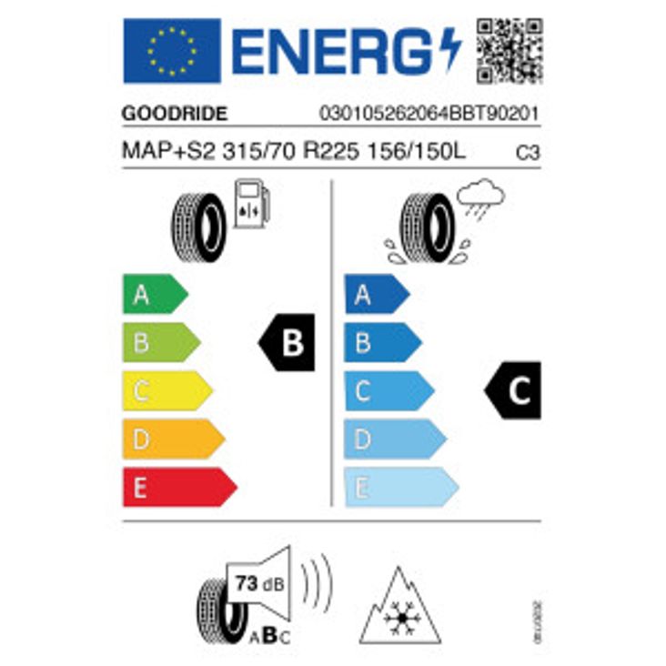 Goodride Multi AP+ S2 315/70 R22.5 156/150L – Bild 2