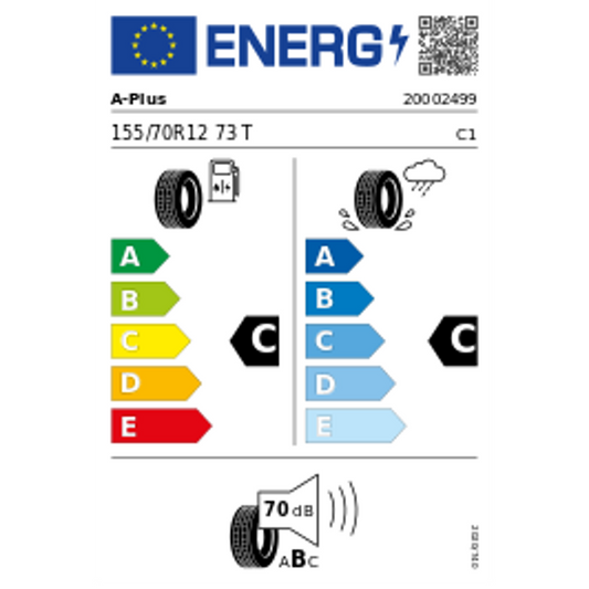 A-Plus Aerix FS01 155/70 R12 73T Sommer – Bild 2