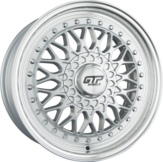 GTP 072 Silber Felgenbett Poliert 7.5x17 Zoll ET35 LK 4x100 ML73.1 – Bild 2