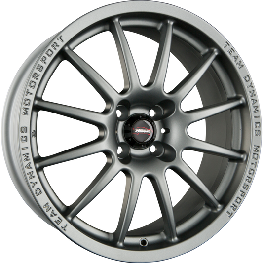 Team Dynamics Pro Race 1.2 Matt Graphite - Mattanthrazit Alufelge 7x17 Zoll ET25 LK 4x98 ML73.1 – Bild 2