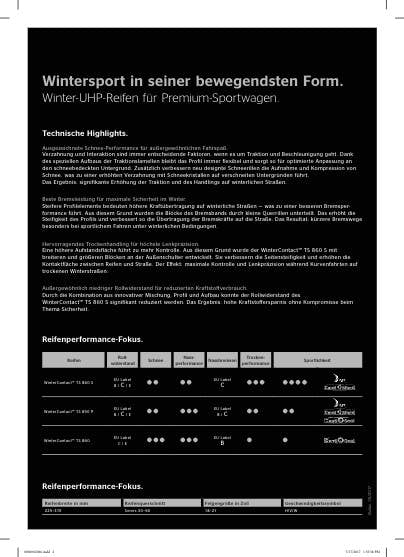Continental WinterContact TS 860 S MGT Elect FR XL 3PMSF DOT22 295/30 R22 103W Winter DOT DOT22 – Bild 2