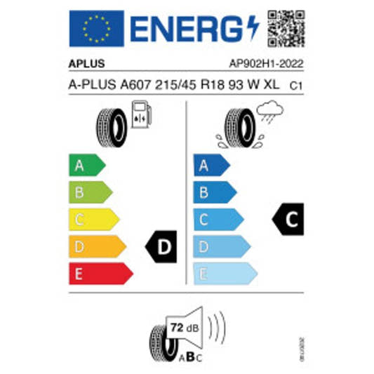 A-Plus A607 215/45 R18 93W Sommer DOT 2022 – Bild 2