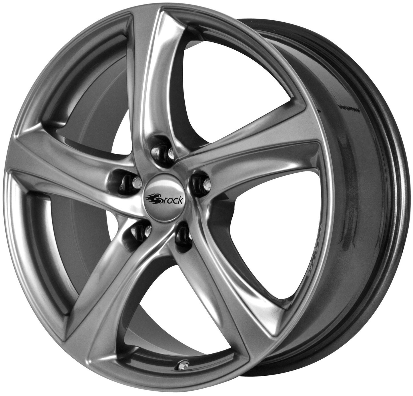Brock / RC B25 Chromsilber (CSS) Alufelge 6.5x15 Zoll ET42 LK 4x114.3 ML72.6 – Bild 3
