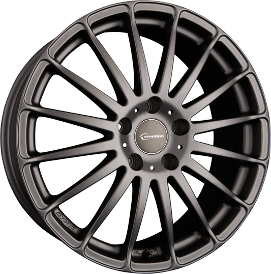 Emotion Wheels Racing Gun metal Alufelge 7.5x18 Zoll ET45 LK 5x114.3 ML70.1 – Bild 2