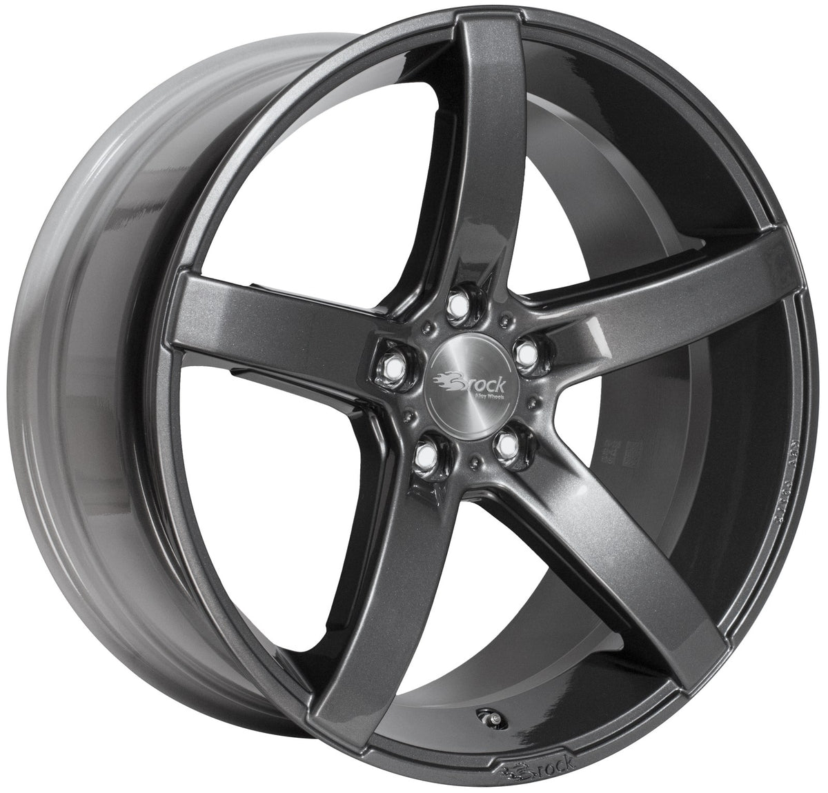 Brock / RC B35 Titan Metallic (TM) Alufelge 9x20 Zoll ET47 LK 5x127 ML71.6 – Bild 2
