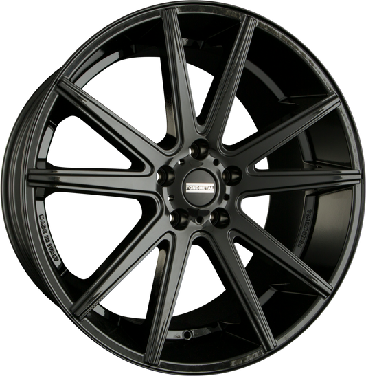 Fondmetal STC-10 Concave Glossy Black Alufelge 11x22 Zoll ET40 LK 5x127 ML71.5 – Bild 2