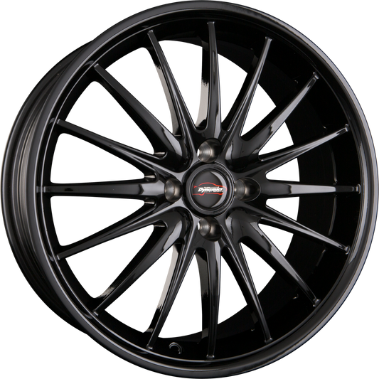 Team Dynamics Jet Gloss Black (4L) Alufelge 7x17 Zoll ET25 LK 4x98 ML58.1 – Bild 2
