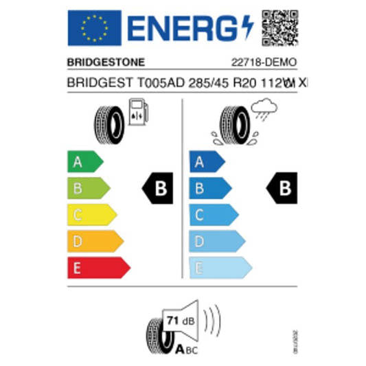 Bridgestone Turanza T005 285/45 R20 112W Sommer – Bild 2