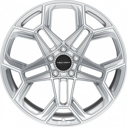 Proline Techart Daytona II arctic silver Alufelge 11.5x22 Zoll ET58 LK 5x130 ML71.5 – Bild 2