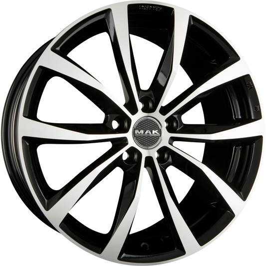 Mak Wolf Black Mirror Face Alufelge 7x17 Zoll ET48 LK 5x112 ML57.1 – Bild 2