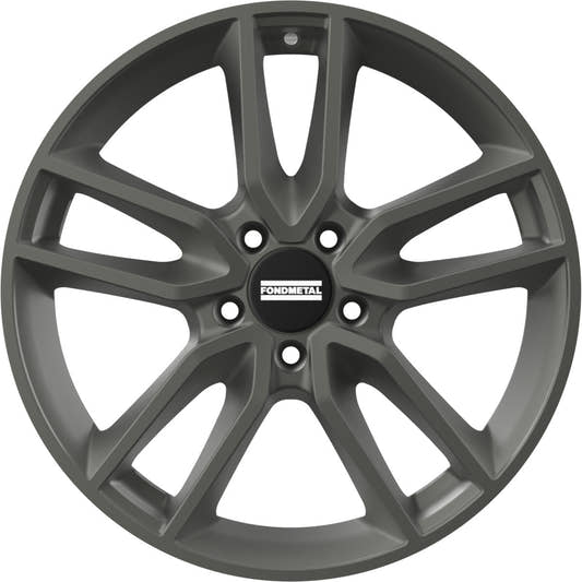 Fondmetal Koros matt titanium Alufelge 7x17 Zoll ET37.5 LK 5x110 ML65.1 – Bild 2