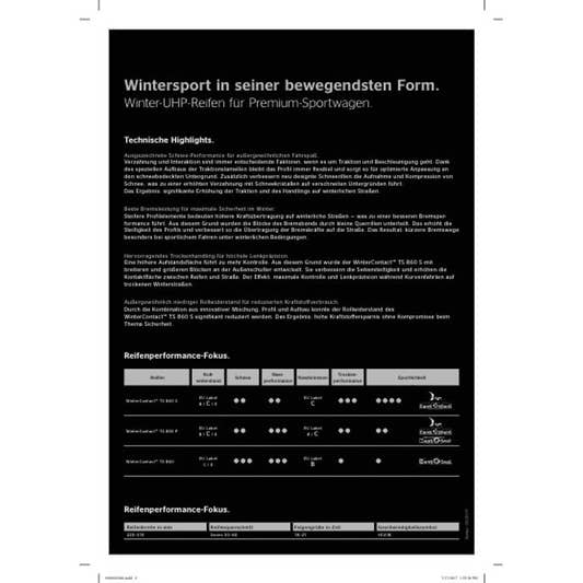 Continental WinterContact TS 860 S SSR Elect FR XL 3PMSF DOT21 245/35 R19 93V Winter DOT DOT21 – Bild 2