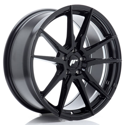 Japan Racing Wheels JR21 gloss black Alufelge 7x17 Zoll ET40 LK 5x100 ML67.1 – Bild 2