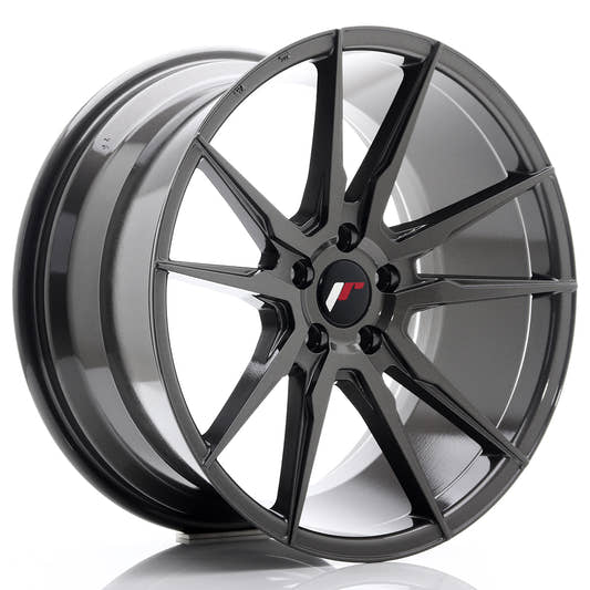 Japan Racing Wheels JR21 hyper gray Alufelge 7x17 Zoll ET40 LK 5x100 ML67.1 – Bild 2