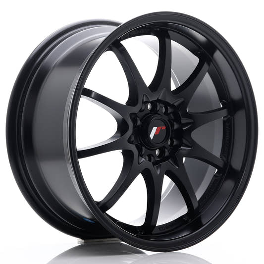 Japan Racing Wheels JR5 matt black Alufelge 7x17 Zoll ET38 LK 4x114.3 ML67.1 – Bild 2