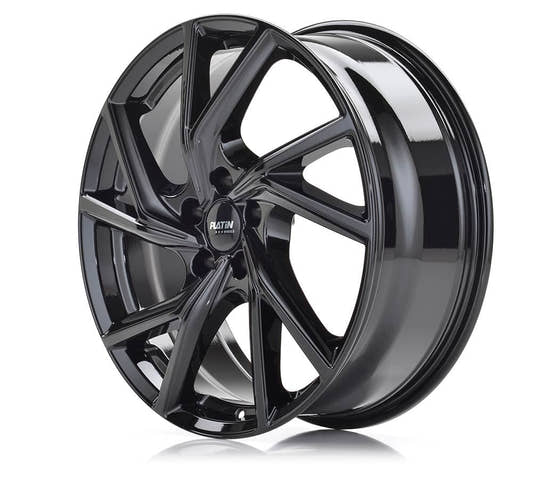 Platin P 107 Diamant Schwarz Alufelge 7.5x19 Zoll ET50 LK 5x112 ML57.1 – Bild 2
