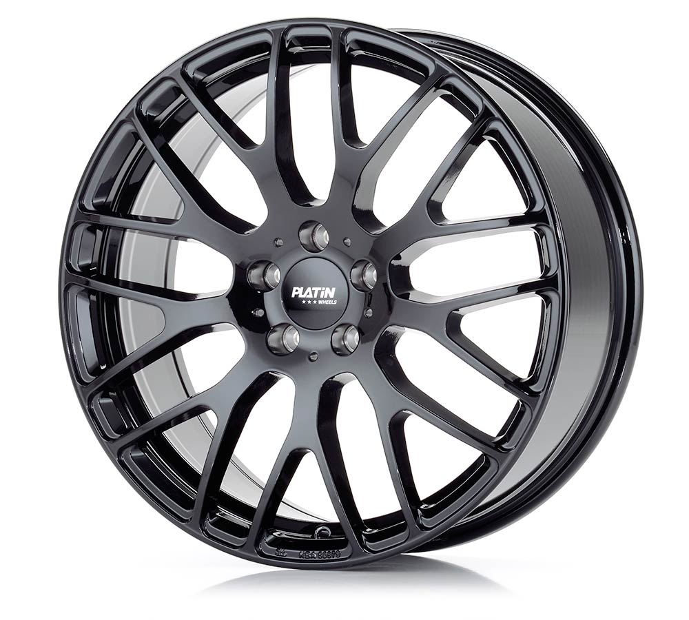 Platin P 70 Black Glossy Alufelge 7.5x18 Zoll ET23 LK 5x112 ML66.6 – Bild 3