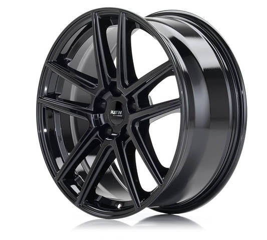 Platin P 73 Diamant Schwarz Alufelge 7.5x18 Zoll ET40.1 LK 5x110 ML67.1 – Bild 2