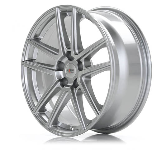 Platin P 73 Metall Silber Alufelge 7.5x18 Zoll ET40.1 LK 5x110 ML67.1 – Bild 2