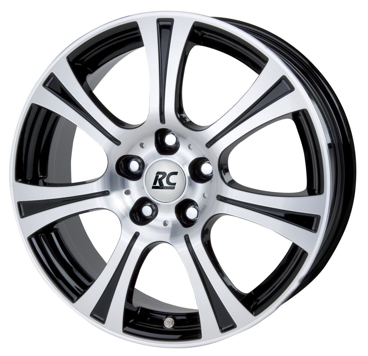 Brock / RC RC15 Helios Schwarz Glanz Voll Poliert (SGVP) Alufelge 6.5x16 Zoll ET39 LK 5x100 ML54.1